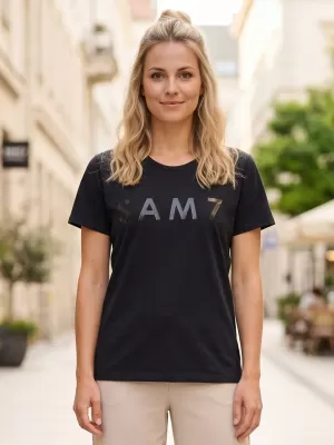 Dámské triko s krátkým rukávem SAM 73 JOHANNA WT 835 ČERNÁ