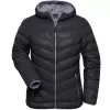 Dámská péřová bunda JAMES NICHOLSON JN1059 BLACK/GREY