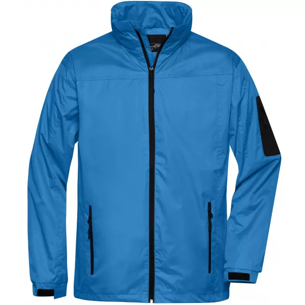  Pánská windbreaker bunda JAMES NICHOLSON JN1041 ROYAL/BLACK 