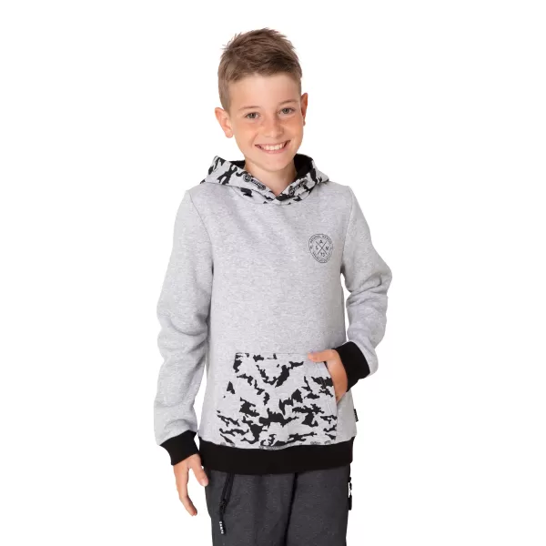  Chlapecká mikina SAM 73  WILLIAM BM 524 SVĚTLE ŠEDÁ 