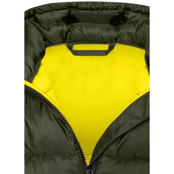  Pánská premium bunda JAMES NICHOLSON JN1168 DEEP FOREST/YELLOW 