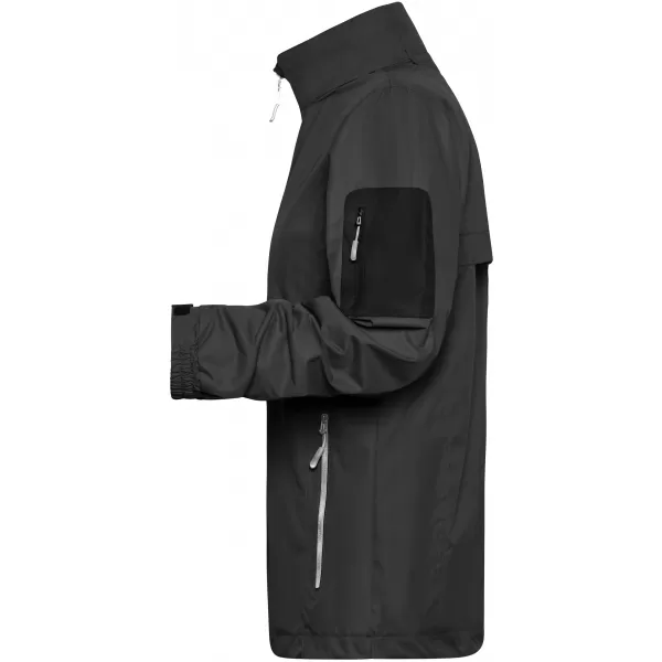  Dámská windbreaker bunda JAMES NICHOLSON JN1040 BLACK/SILVER 
