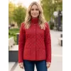 Dámská bunda SAM 73  JANE WB 796 TMAVĚ ČERVENÁ