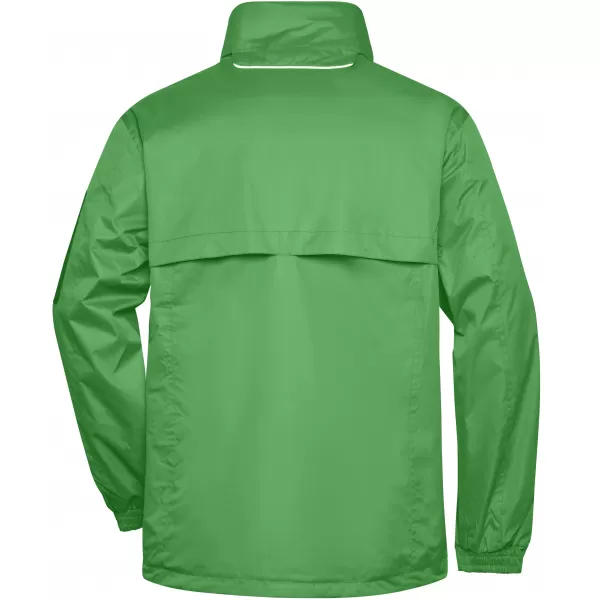  Pánská windbreaker bunda JAMES NICHOLSON JN1041 LIME GREEN/CARBON 