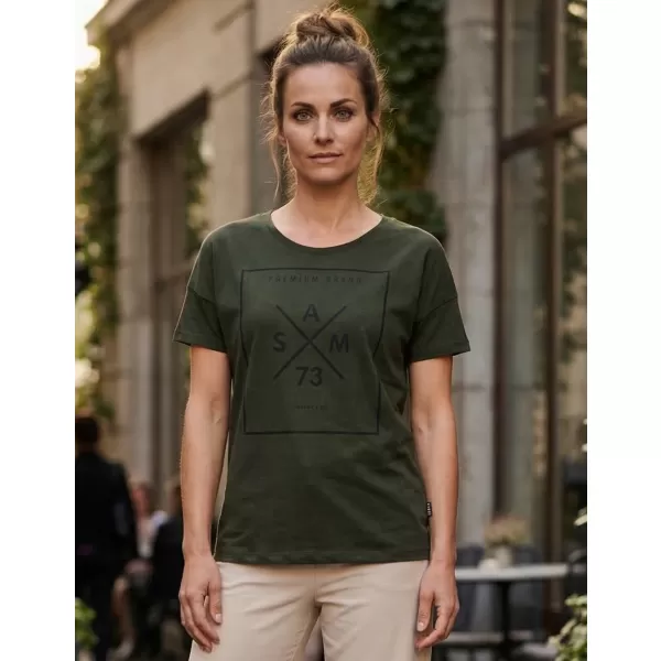  Dámské triko s krátkým rukávem SAM 73  TANYA WT 826 ARMY 