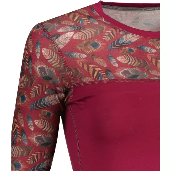  Dámské termo triko SENSOR MERINO IMPRESS 21200019 LILA/FEATHER 