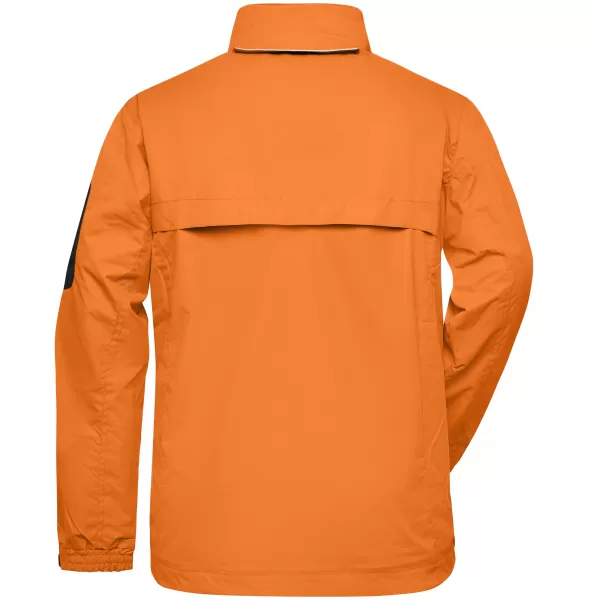  Dámská windbreaker bunda JAMES NICHOLSON JN1040 ORANGE/CARBON 