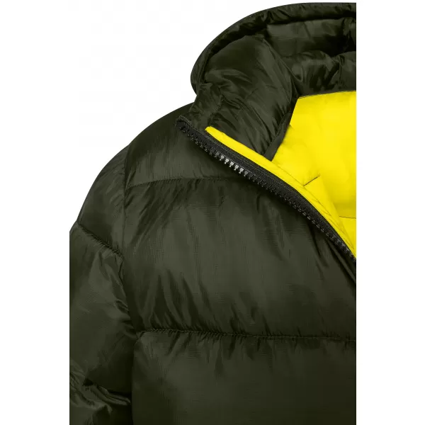  Pánská premium bunda JAMES NICHOLSON JN1168 DEEP FOREST/YELLOW 