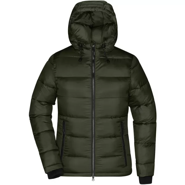  Dámská premium bunda JAMES NICHOLSON JN1167 DEEP FOREST/YELLOW 