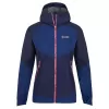Dámská hardshell bunda KILPI HURRICANE-W QL0107KI TMAVĚ MODRÁ