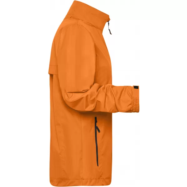  Pánská windbreaker bunda JAMES NICHOLSON JN1041 ORANGE/CARBON 