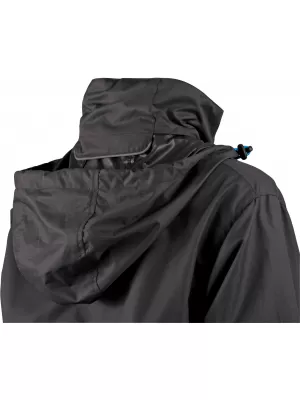 Pánská windbreaker bunda JAMES NICHOLSON JN1041 CARBON/AQUA