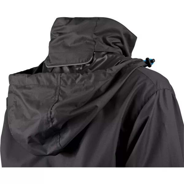  Pánská windbreaker bunda JAMES NICHOLSON JN1041 CARBON/AQUA 
