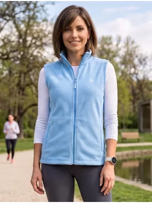 Dámská fleecová vesta ALTISPORT ALW002518 AZUROVÁ