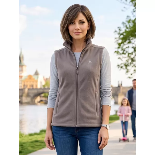  Dámská fleecová vesta ALTISPORT ALW002518 OCELOVĚ ŠEDÁ 