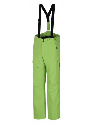 Pánské lyžařské kalhoty HANNAH KASEY LIME GREEN