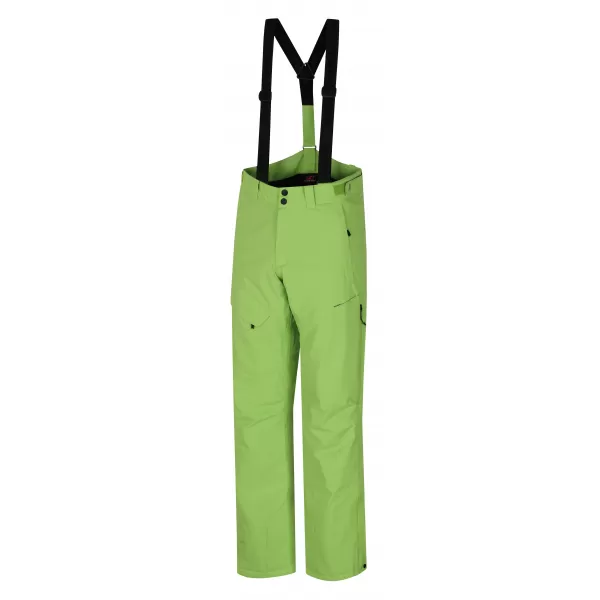  Pánské lyžařské kalhoty HANNAH KASEY LIME GREEN 
