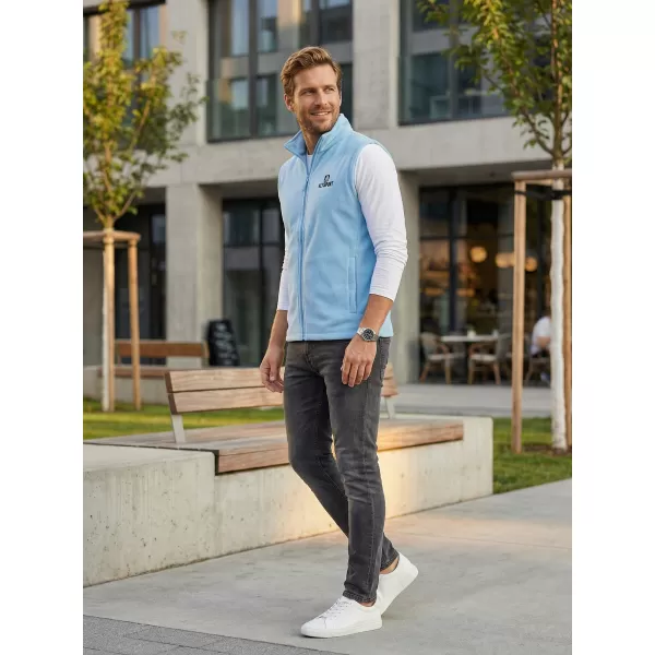 Pánská fleecová vesta ALTISPORT ALM006518 AZUROVÁ 