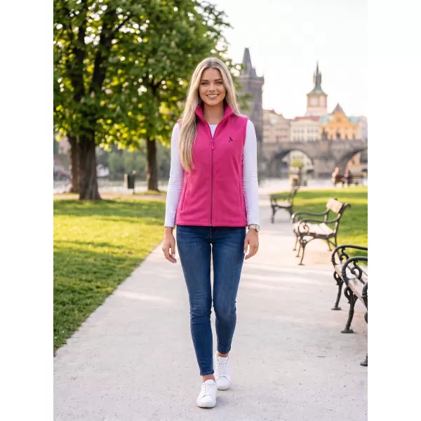  Dámská fleecová vesta ALTISPORT ALW002518 FUCHSIOVÁ 