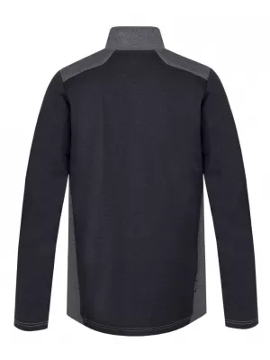 Pánská mikina HANNAH CHARDON DARK GRAY MEL/LIGHT GRAY MEL