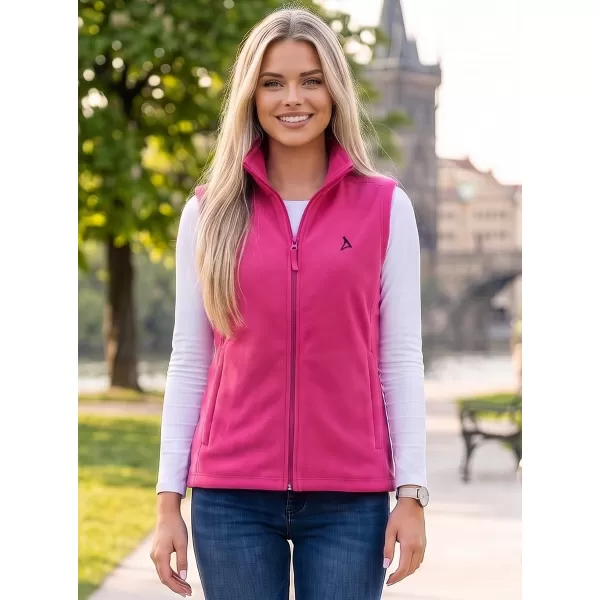  Dámská fleecová vesta ALTISPORT ALW002518 FUCHSIOVÁ 