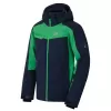 Pánská lyžařská bunda HANNAH CALVIN BLUE NIGHTS/CLASSIC GREEN