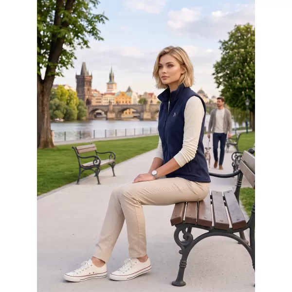  Dámská fleecová vesta ALTISPORT ALW002518 NÁMOŘNÍ MODRÁ 