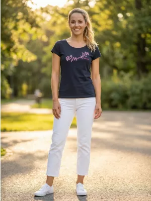 Dámské triko ALTISPORT ALW128122 NÁMOŘNÍ MODRÁ