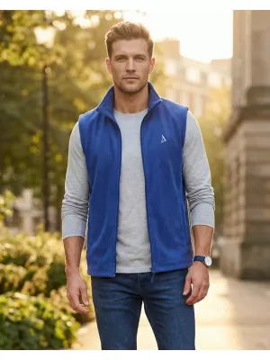 Pánská fleecová vesta ALTISPORT ALM002518 KRÁLOVSKÁ MODRÁ
