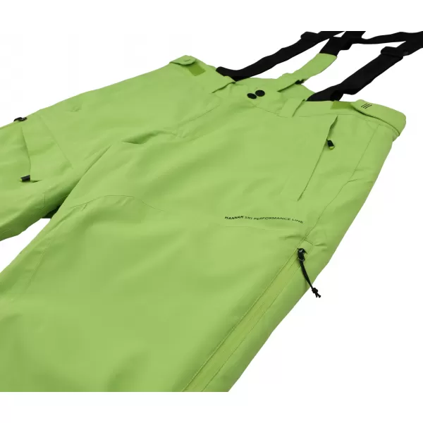  Pánské lyžařské kalhoty HANNAH KASEY LIME GREEN 