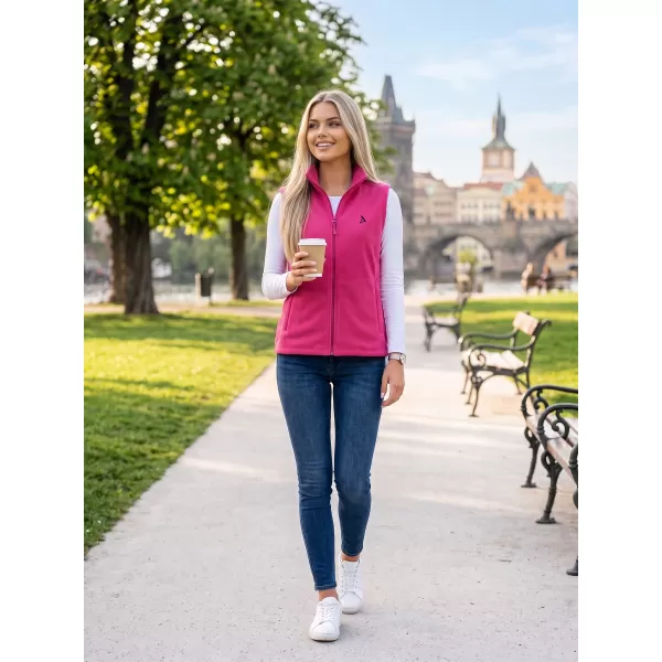  Dámská fleecová vesta ALTISPORT ALW002518 FUCHSIOVÁ 