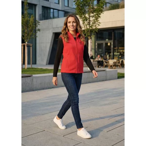  Dámská fleecová vesta ALTISPORT ALW056518 ČERVENÁ 