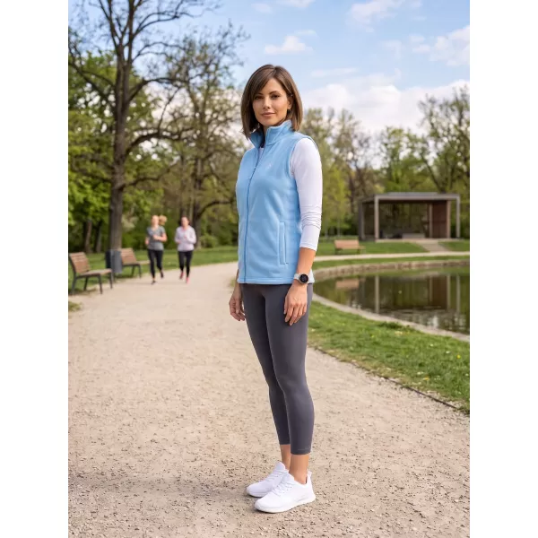  Dámská fleecová vesta ALTISPORT ALW002518 AZUROVÁ 