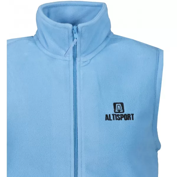  Pánská fleecová vesta ALTISPORT ALM006518 AZUROVÁ 