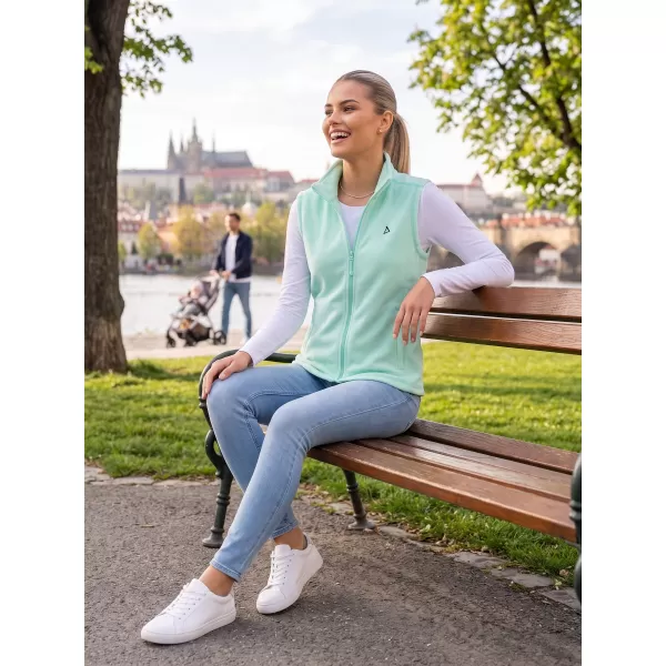  Dámská fleecová vesta ALTISPORT ALW002518 MÁTOVÁ 
