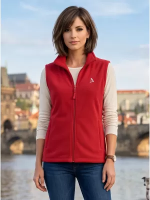 Dámská fleecová vesta ALTISPORT ALW002518 VÍNOVÁ