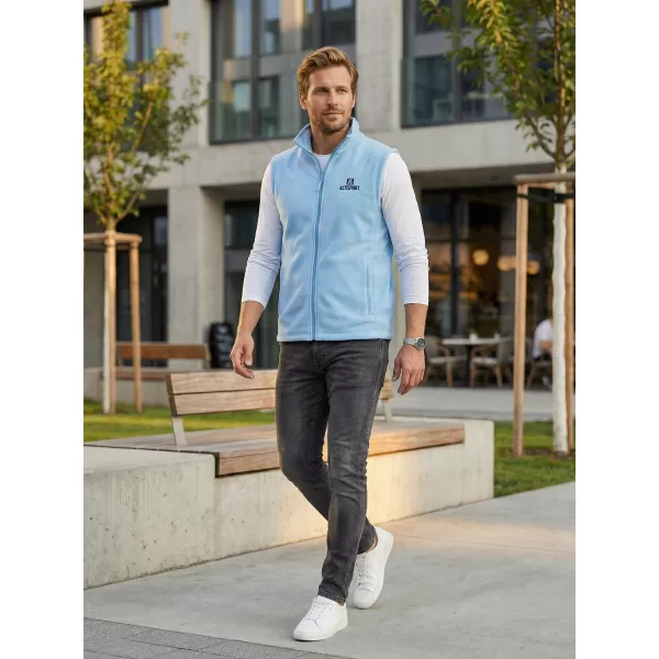  Pánská fleecová vesta ALTISPORT ALM006518 AZUROVÁ 