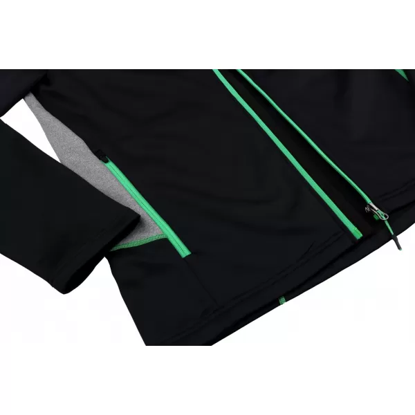  Pánská mikina HANNAH TREYVON ANTHRACITE (GREEN) 