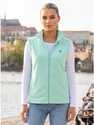 Dámská fleecová vesta ALTISPORT ALW002518 MÁTOVÁ