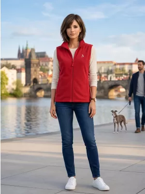 Dámská fleecová vesta ALTISPORT ALW002518 VÍNOVÁ
