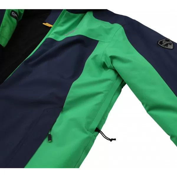  Pánská lyžařská bunda HANNAH CALVIN BLUE NIGHTS/CLASSIC GREEN 