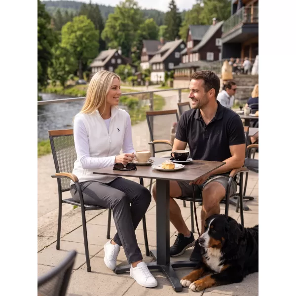  Dámská fleecová vesta ALTISPORT ALW002518 BÍLÁ 