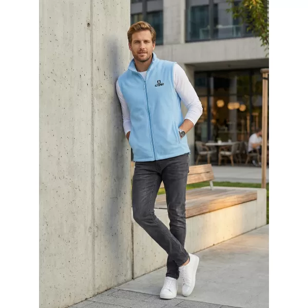  Pánská fleecová vesta ALTISPORT ALM006518 AZUROVÁ 