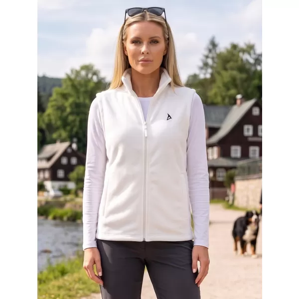  Dámská fleecová vesta ALTISPORT ALW002518 BÍLÁ 