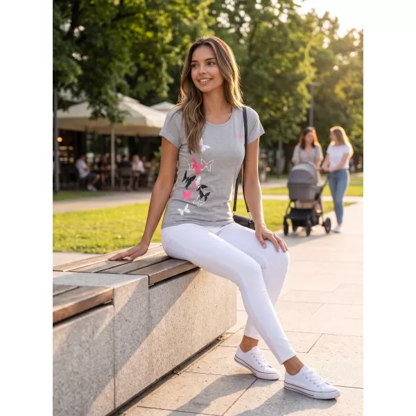  Dámské triko ALTISPORT CARRYOVER ALW134122 TMAVĚ ŠEDÝ MELÍR 
