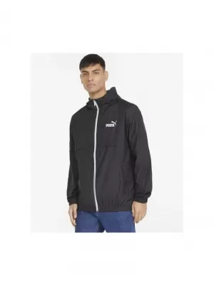 Pánská bunda PUMA ESS SOLID WINDBREAKER 847484-01 BLACK