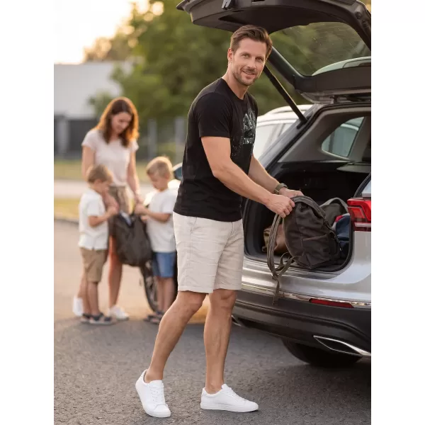  Pánské triko ALTISPORT CARRYOVER ALM136129 ČERNOBÍLÁ 