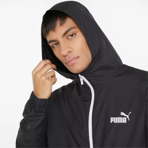  Pánská bunda PUMA ESS SOLID WINDBREAKER 847484-01 BLACK 