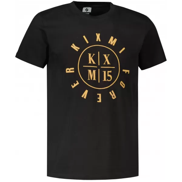  Pánské triko KIXMI KIXM004129 ČERNOZLATÁ 