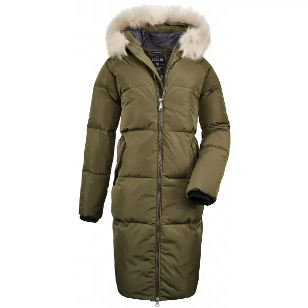  Dámský kabát  KILLTEC VENTOSO WMN QUILTED CT A KHAKI 